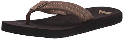 Quiksilver Carver Suede M Sndl Sandalias con Plataforma Plana, Hombre, Marrón (Brown), 44