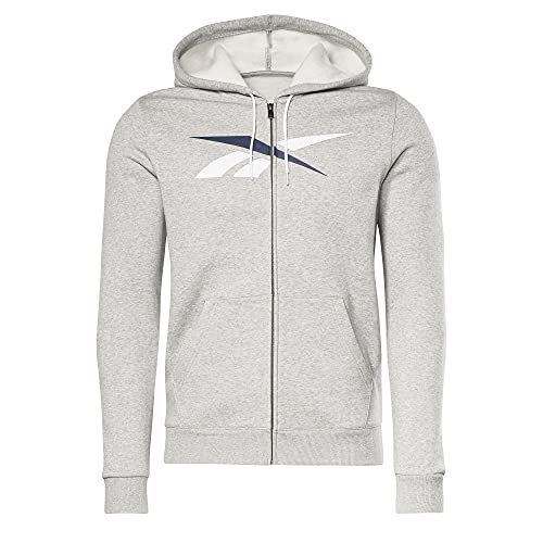 Reebok TE Vector FZ Hoodie Sudadera, BRGRIN, M para Hombre