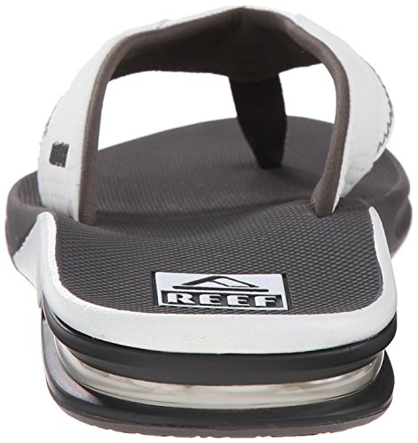 Reef Fanning, Sandalias Flip-Flop Hombre, Blanco (Grey/White), 44 EU