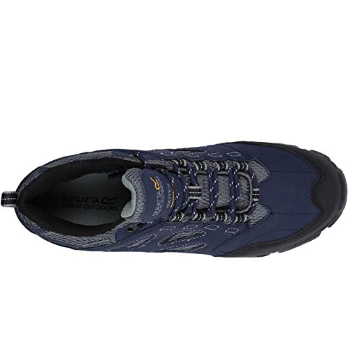 Regatta Holcombe Iep Low, Walking Shoe Mens, (Navy/Granite 1l6), 10 EU