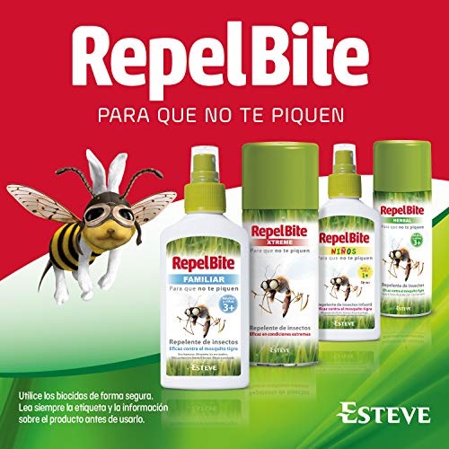 Repel Bite Herbal Spray Repelente de Insectos, 100 ml