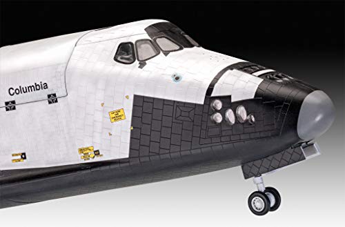 Revell 05673-Set de Regalo para 40 Aniversario, Escala 1:72, Incluye Pinturas básicas, Pegamento y Pincel NASA Kit de Modelo de plástico, Color sin Pintar (05673)