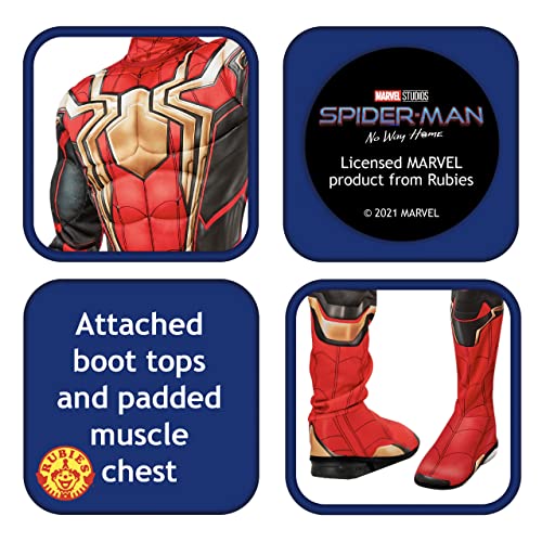 Rubies Marvel Deluxe Iron Spider-Man Boy's Fancy Dress Costume Small