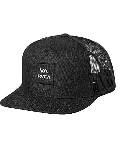 RVCA VA All The Way Gorra de béisbol, Hombre, Black/White, U