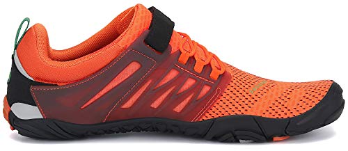 SAGUARO Zapatillas Minimalistas Mujer Barefoot Zapatillas Antideslizante Five Fingers Zapatillas Minimalistas Trail Naranja New 41 EU