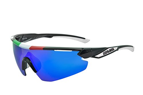 Salice 012ITARW - Gafas de Ciclismo, Color Negro, Talla única