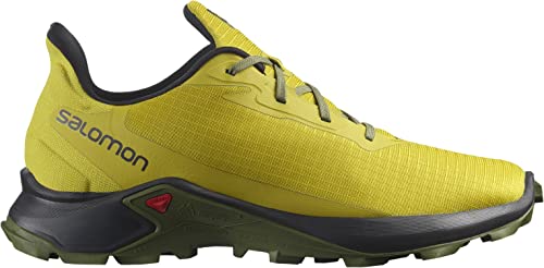 Salomon ALPHACROSS 3, Trail Running Shoe Hombre, Antique Moss, 43 1/3 EU