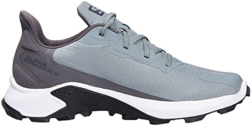 Salomon Alphacross 3 - Zapatillas de Running, Hombre, Azul (Trooper White Magnet), 42 2/3 EU