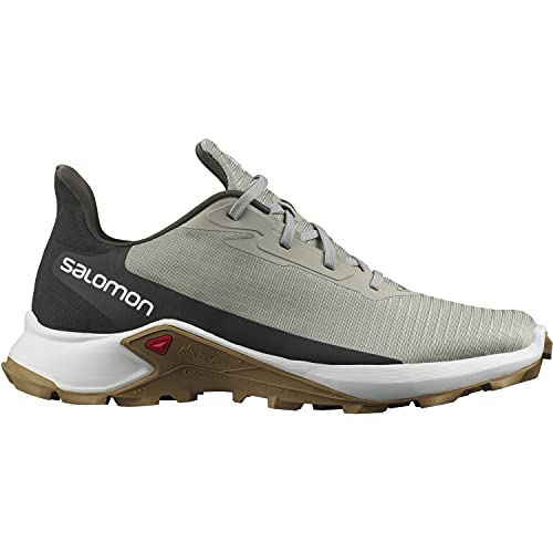 Salomon Alphacross 3 - Zapatillas de Running, Hombre, Verde (Wrought Iron White Cumin), 40 EU