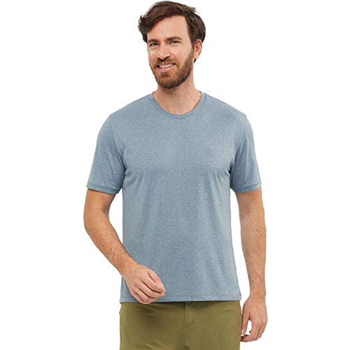 SALOMON Explore tee M Hiking Shirt, Azul China, 2XL Mens