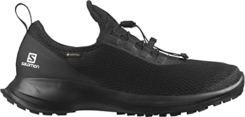 Salomon Sense Feel 2 GTX, Trail Running Shoe Hombre, Black/Black/Black, 47 1/3 EU