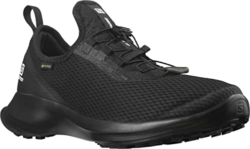 Salomon Sense Feel 2 GTX, Trail Running Shoe Hombre, Black/Black/Black, 47 1/3 EU