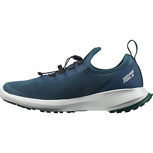 Salomon Sense Feel 2 Hombre Zapatos de trail running, Azul (Mallard Blue/White/Pacific), 40 EU