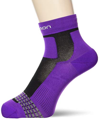 SALOMON Socks NSO Short Run Chaqueta Entallada, Unisex, Maverick/Negro, Medium