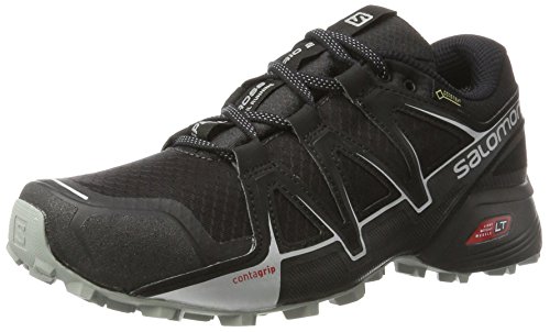 Salomon Speedcross Vario 2 GTX Calzado de Trail Running, Hombre, Negro (Phantom/Black/Monument), 49 1/3 EU