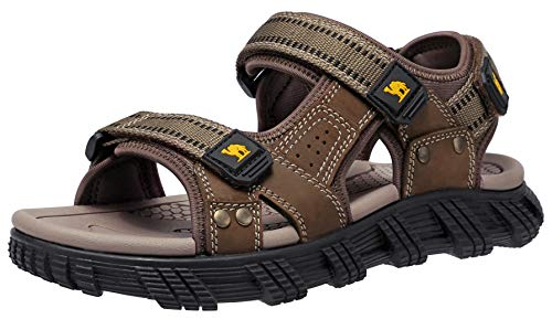 Sandalias Hombre Verano, CAMEL CROWN Zapatillas de Punta Descubierta para Hombre, Zapatos Trekking de Verano Hombre, Chanclas Comodas Senderismo, Sandalias Deportivas para Viajar, Piscina o Playa