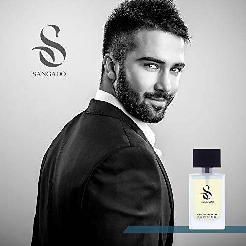 SANGADO Oro Puro Perfume Para Hombres, Larga Duración De 8-10 Horas, Olor Lujoso, Amaderada Especiada, Francesas Finas, Extra Concentrado (eau De Parfum), Un Gran Regalo Para Hombres, 50 ml