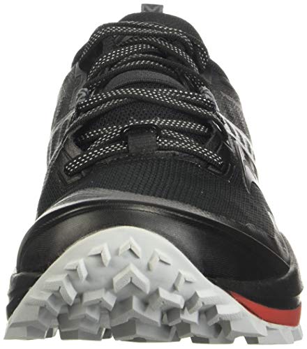 Saucony Men's Peregrine 10 Athletic Shoe, Black/Red, 11 W US