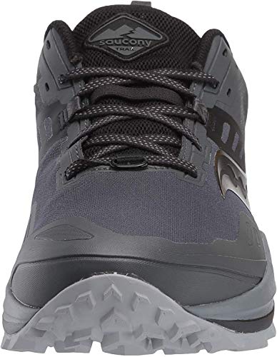 Saucony Peregrine 10 G-TX Zapatillas para Correr sobre Camino de Tierra o Montaña con Soporte Neutral para Hombre Negro 46 EU