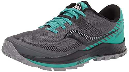 Saucony Peregrine 11 Zapatillas de Trail Running para Mujer Gris Verde 39 EU