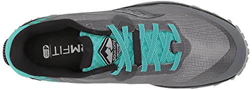 Saucony Peregrine 11 Zapatillas de Trail Running para Mujer Gris Verde 39 EU