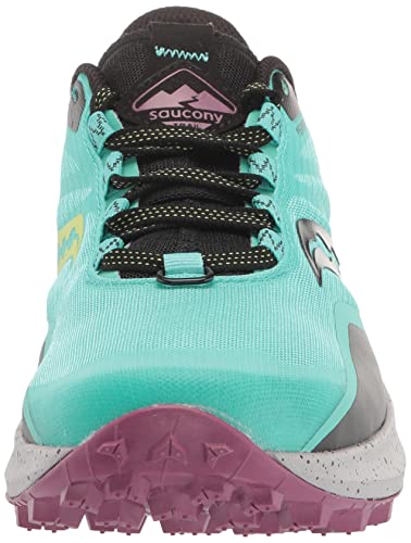 Saucony Zapatillas de running Peregrine 12 Trail para mujer, Menta y ácido fríos, 37 EU