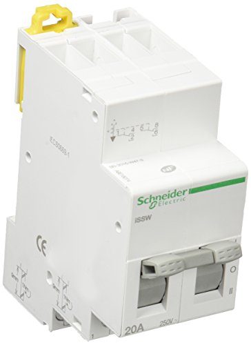 Schneider Electric A9E18074 Conmutador lineal 3 posiciones, 20 A, 230 V