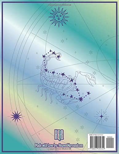 scorpio : horoscope Journal - Zodiac Notebook - A Great scorpio Gift - zodiac Journal, Wide Ruled Lined Paper with Astrological Sign Illustrations,and ... to Map Out Your Magical and Celestial Visions