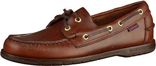 Sebago ENDEAVOR FGL OILED WAXY, Náuticos para Hombre, Marrón (natural), 42 EU