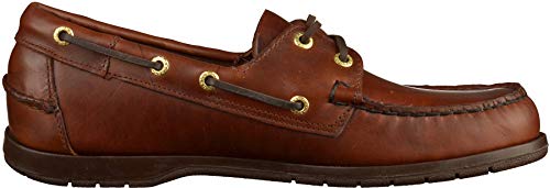 Sebago ENDEAVOR FGL OILED WAXY, Náuticos para Hombre, Marrón (natural), 42 EU