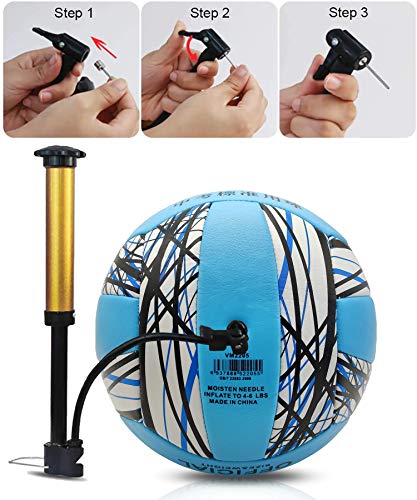 Senston Balon Voleibol para Interior y Exterior, Balón de Voleibol Oficial Talla 5 para Entrenamiento de Gimnasia en La Playa