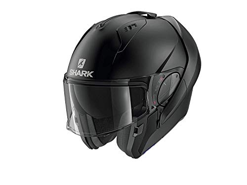 SHARK EVO ES Casco de Moto, Unisex-Adult, Nero Opaco, XL