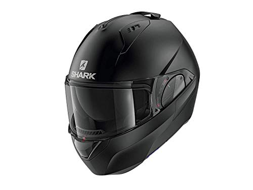 SHARK EVO ES Casco de Moto, Unisex-Adult, Nero Opaco, XL