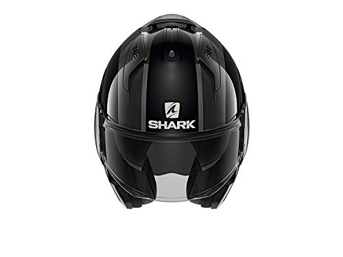 SHARK EVO ES Endless Casco de Moto, Hombre, Negro/Anthracite, Large