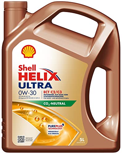 Shell Helix Ultra ect C2 / C3 0W-30 Aceite para Motor, 5 litros