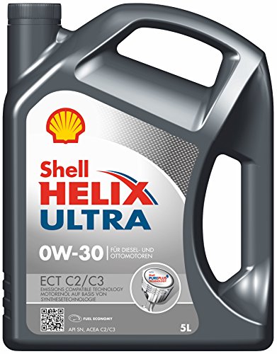 Shell Helix Ultra ect C2 / C3 0W-30 Aceite para Motor, 5 litros