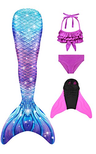 shepretty Traje de Baño de La Cola Sirena de Las Muchachas Bikini Set，xiaofenG5,130