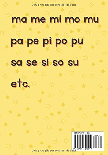 Sílabas: Haciéndo sencillo aprender las Sílabas incluyendo las Trabadas e Inversas (Aprender a Leer y Escribir)