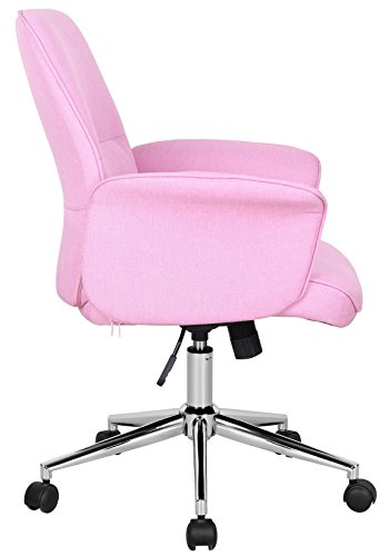 SixBros. Silla de Oficina Silla giratoria Fucsia 0704M/3673