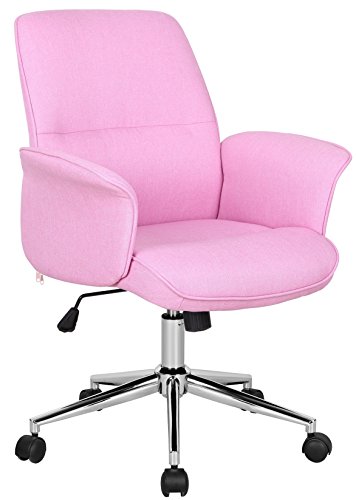 SixBros. Silla de Oficina Silla giratoria Fucsia 0704M/3673