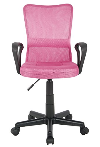 SixBros. Silla de Oficina Silla giratoria Fucsia - H-298F-2/2109