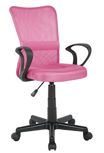 SixBros. Silla de Oficina Silla giratoria Fucsia - H-298F-2/2109