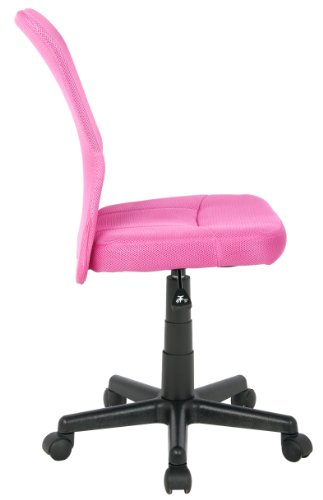 SixBros. Silla de Oficina Silla giratoria Fucsia - H-298F/1412