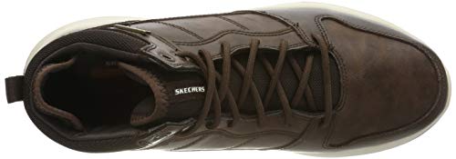 Skechers Delson, Botas Clasicas Hombre, Marrón (Chocolate Leather Chocolate), 41.5 EU