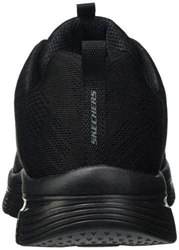 Skechers Graceful-Get Connected, Zapatillas Mujer, Negro (BBK Black Mesh), 38.5 EU