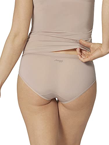 sloggi Wow Comfort 2.0 Hipster Ropa interior a la cadera, FUNDACIÓN DESNUDA, S para Mujer