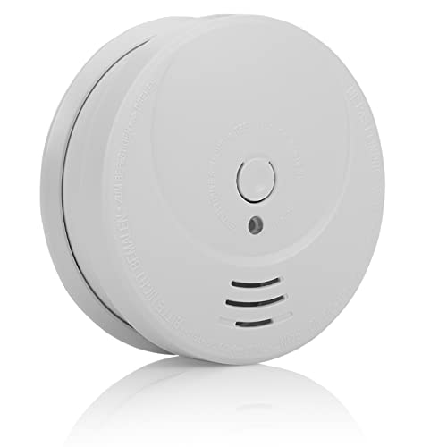 Smartwares Detector de Humo, 1 Año de Batería Incluida, Vida del Sensor de 10 Años, 4 Unidades, RM149