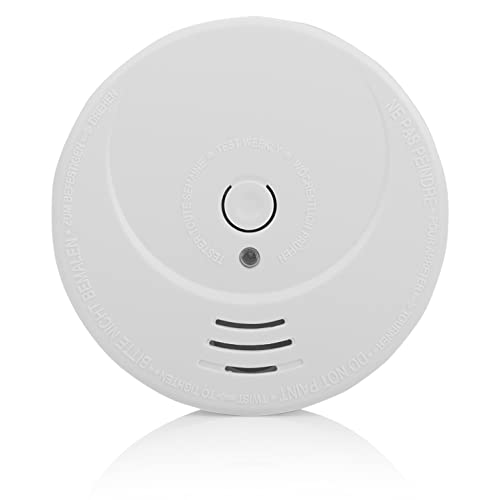 Smartwares Detector de Humo, 1 Año de Batería Incluida, Vida del Sensor de 10 Años, 4 Unidades, RM149