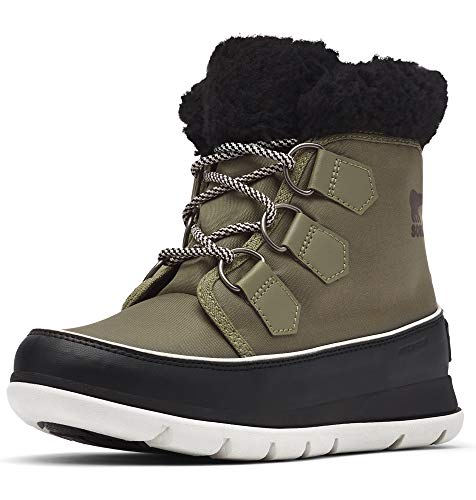 Sorel Explorer carnival Botas para nieve para Mujer, Verde (Hiker Green/Black), 39 EU