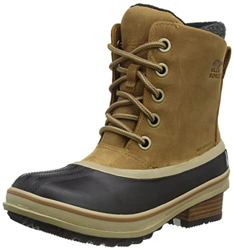 Sorel Slimpack III Lace WP, Botas para Nieve Mujer, Elk, 38 2/3 EU